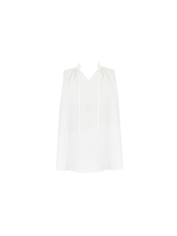 Live Unlimited White Curve Ruffle Neck Blouse - Image 4 of 4