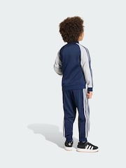 adidas Originals Blue SST Little Kids Tracksuit - Image 2 of 5