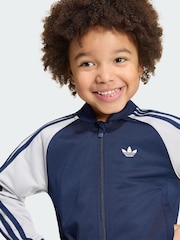 adidas Originals Blue SST Little Kids Tracksuit - Image 3 of 5
