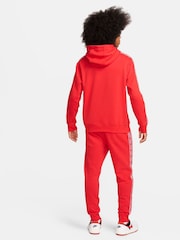 Nike Red Club Fleece Hooded Tracksuit - Image 2 of 11
