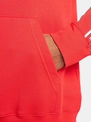 Nike Red Club Fleece Hooded Tracksuit - Image 6 of 11