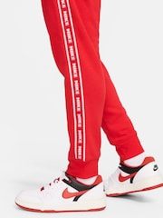 Nike Red Club Fleece Hooded Tracksuit - Image 8 of 11