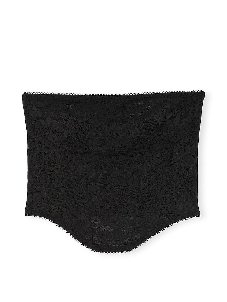Victoria's Secret PINK Black Lace Strapless Corset Top - Image 3 of 3