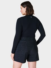 Sweaty Betty Black Glisten Seamless Jumper - Image 2 of 7