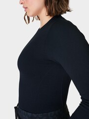 Sweaty Betty Black Glisten Seamless Jumper - Image 6 of 7