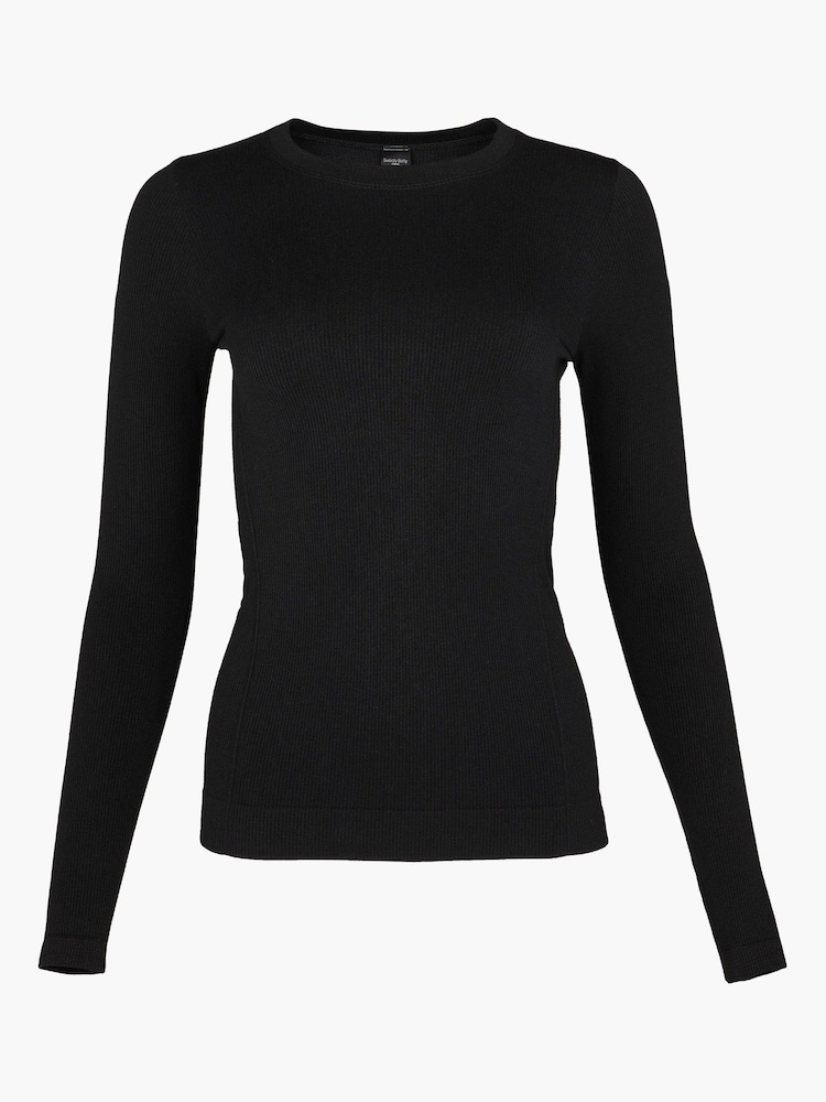 Sweaty Betty Black Glisten Seamless Jumper - Image 7 of 7