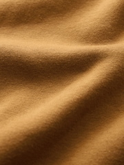 Ochre Yellow Heavyweight Soft Touch Crew Neck Sweatshirt - Image 7 of 7