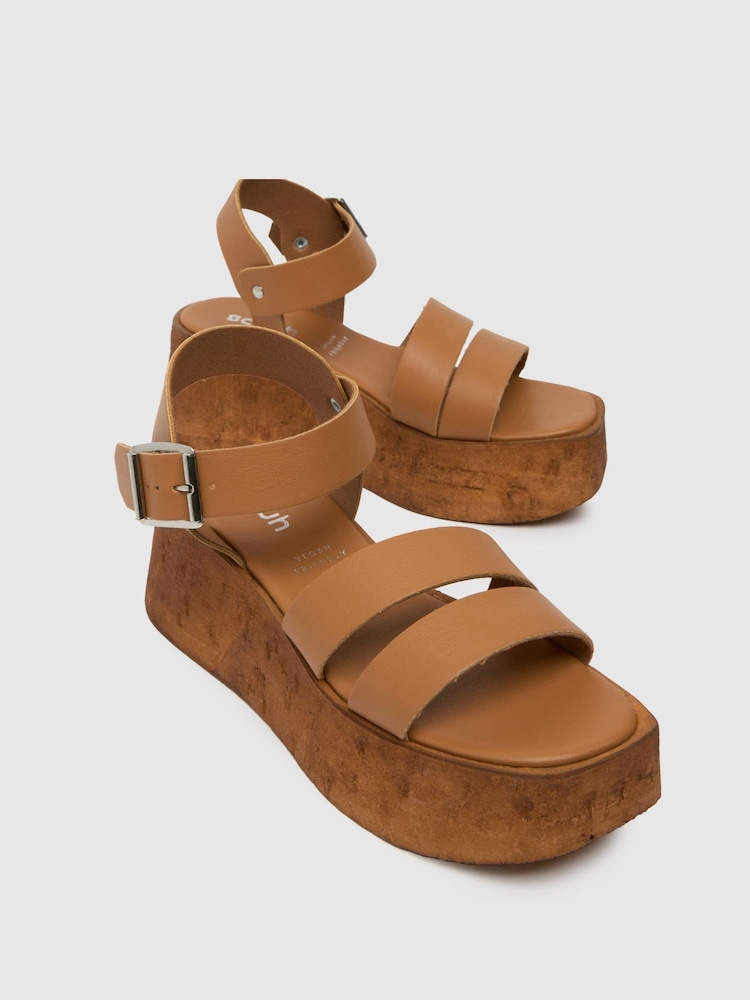 Schuh Viola Cork Wedges - Image 4 of 4