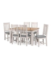 Julian Bowen Elephant Grey Richmond Dining Chairs Set Of 2 - Image 6 of 6