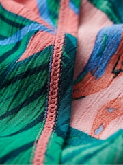 Superdry Pink Printed Mini Wrap Dress - Image 7 of 7