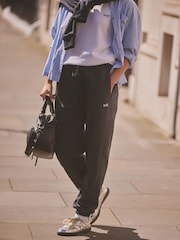 Navy Blue Cuffed Joggers - Image 3 of 8