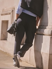 Navy Blue Cuffed Joggers - Image 5 of 8