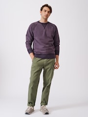 Aubin Boothby Heavyweight Cotton Purple Jumper - Image 1 of 5