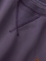 Aubin Boothby Heavyweight Cotton Purple Jumper - Image 5 of 5