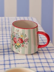 Cath Kidston Cream Blue Feels Like Home Billie Mug Set Of 4 - Image 1 of 3