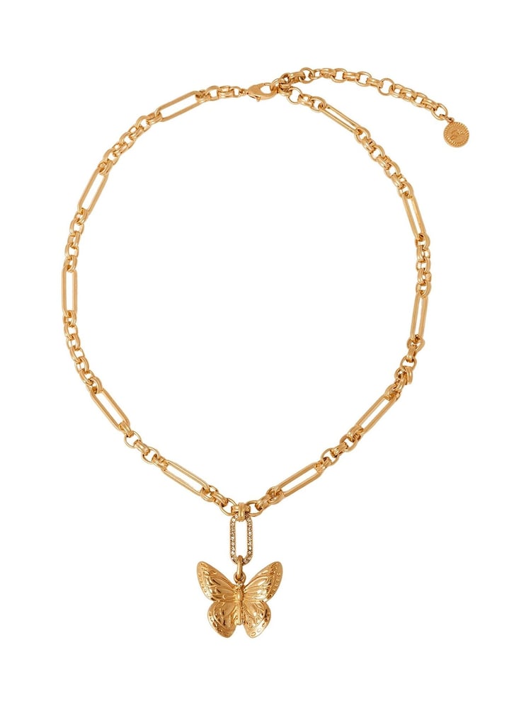 Bibi Bijoux Gold Tone Serene Wings Butterfly Necklace - Image 1 of 4