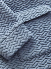 Baker by Ted Baker Navy/White 100% Cotton Textured Jacket and T-Shirt Set - Image 10 of 13