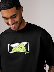 Črna majica The Grinch - 100% Bombažna majica z licenco za božič - Slika 4 iz 9
