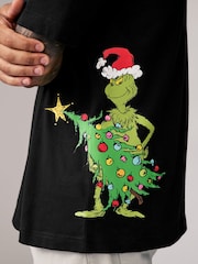 Črna majica The Grinch - 100% Bombažna majica z licenco za božič - Slika 5 iz 9