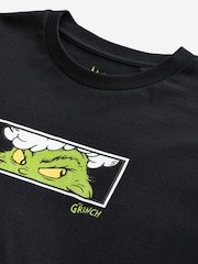 Črna majica The Grinch - 100% Bombažna majica z licenco za božič - Slika 9 iz 9
