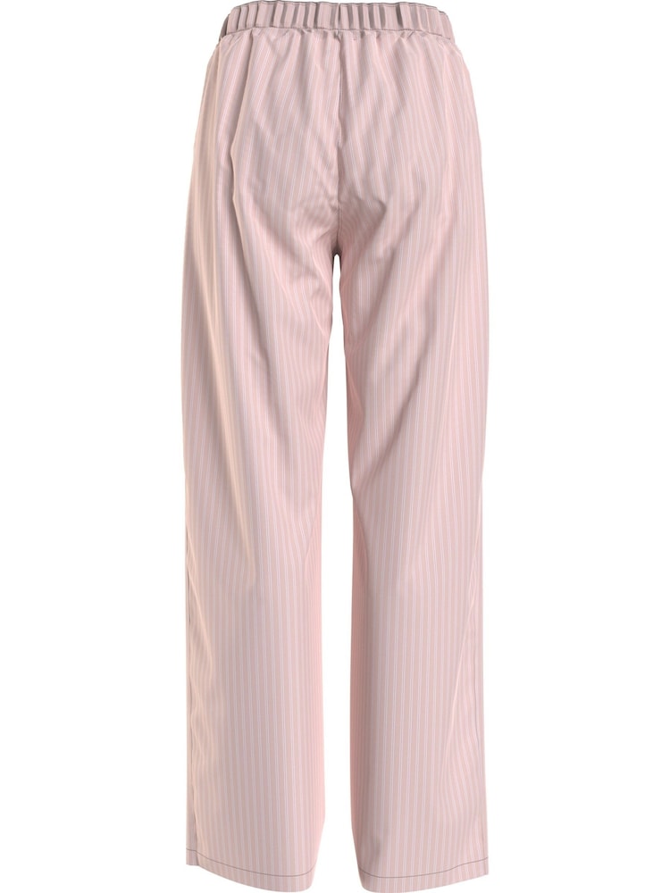 Calvin Klein Pink Stripe Single Trousers - Image 1 of 5 Calvin Klein Pink Stripe Single Trousers - Image 1 of 5