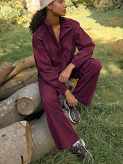 Burgundy Red Active Track Pants - Image 1 of 9