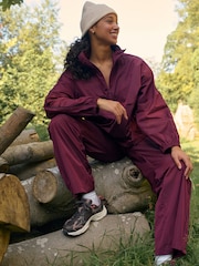 Burgundy Red Active Track Pants - Image 2 of 9