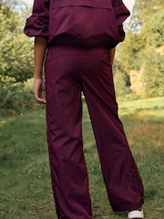 Burgundy Red Active Track Pants - Image 5 of 9