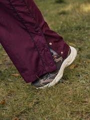 Burgundy Red Active Track Pants - Image 7 of 9