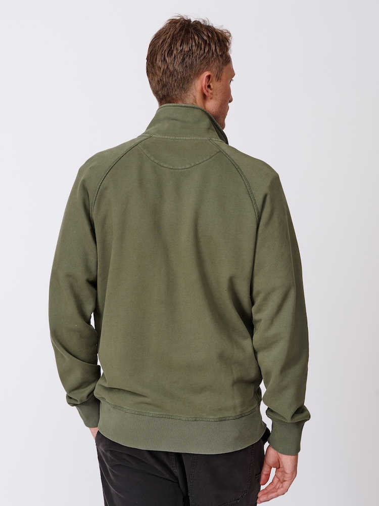 Aubin Green Cliff Gamrent Dyed Cotton Utility Jacket - Image 2 of 9