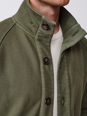 Aubin Green Cliff Gamrent Dyed Cotton Utility Jacket - Image 4 of 9