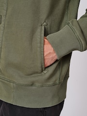 Aubin Green Cliff Gamrent Dyed Cotton Utility Jacket - Image 5 of 9