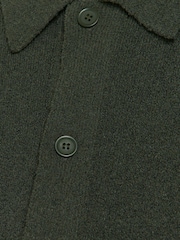 River Island Green Long Sleeve Boucle Knitted 100% Cotton Cardigan - Image 4 of 4