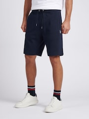 U.S. Polo Assn. Blue Mens Classic Fit Luxe Sweat Shorts - Image 1 of 6
