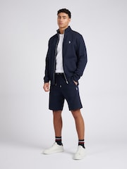 U.S. Polo Assn. Blue Mens Classic Fit Luxe Sweat Shorts - Image 3 of 6