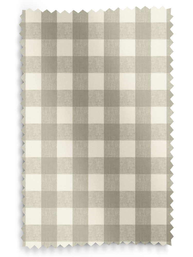 Sophie Allport Natural Stone Gingham Made to Measure Roller Blinds - Image 6 of 6