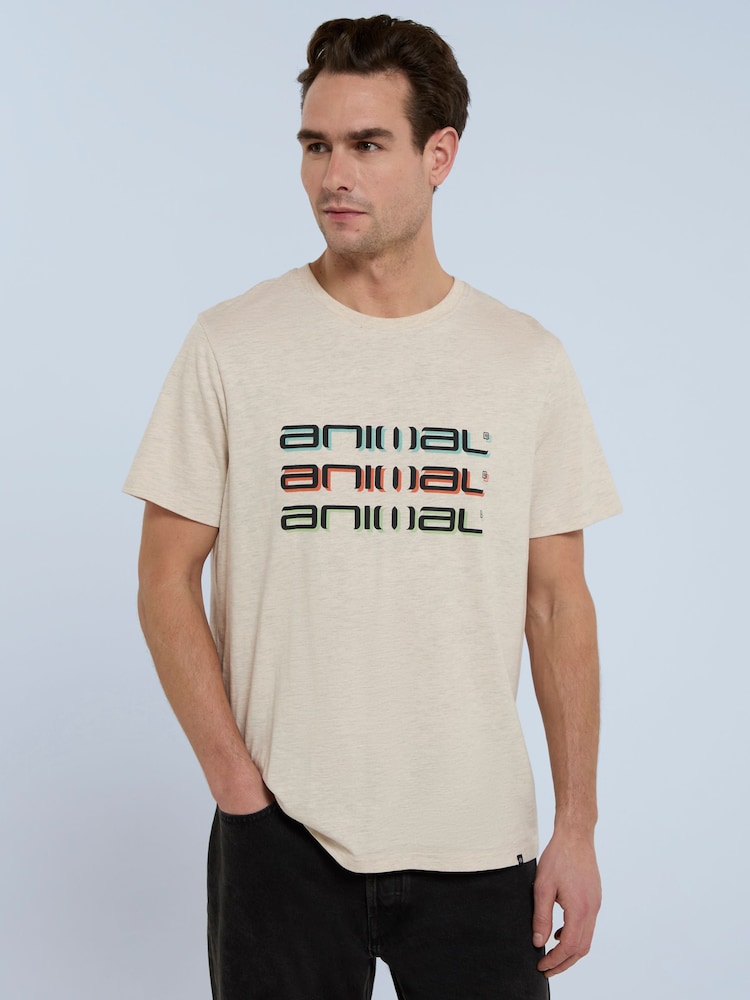 Animal Cream Mens Classico T-Shirt - Image 2 of 10