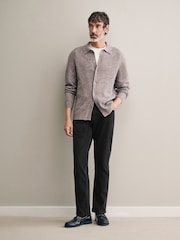Black Slim Fit Signature Jeans With Cashmere - Image 3 of 8