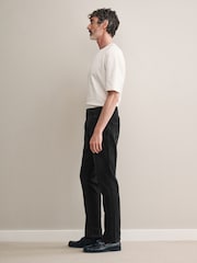 Black Slim Fit Signature Jeans With Cashmere - Image 4 of 8