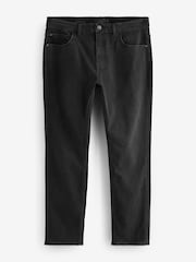 Black Slim Fit Signature Jeans With Cashmere - Image 7 of 8