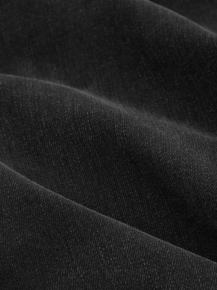 Black Slim Fit Signature Jeans With Cashmere - Image 8 of 8