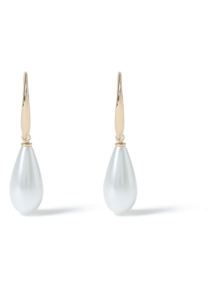 Aela Gold Tone Teardrop Pearl Earrings - Bild 1 von 2
