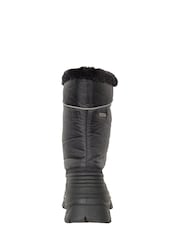 Mountain Warehouse Black Kids Whistler Sherpa Lined Snow Boots - Image 4 of 5