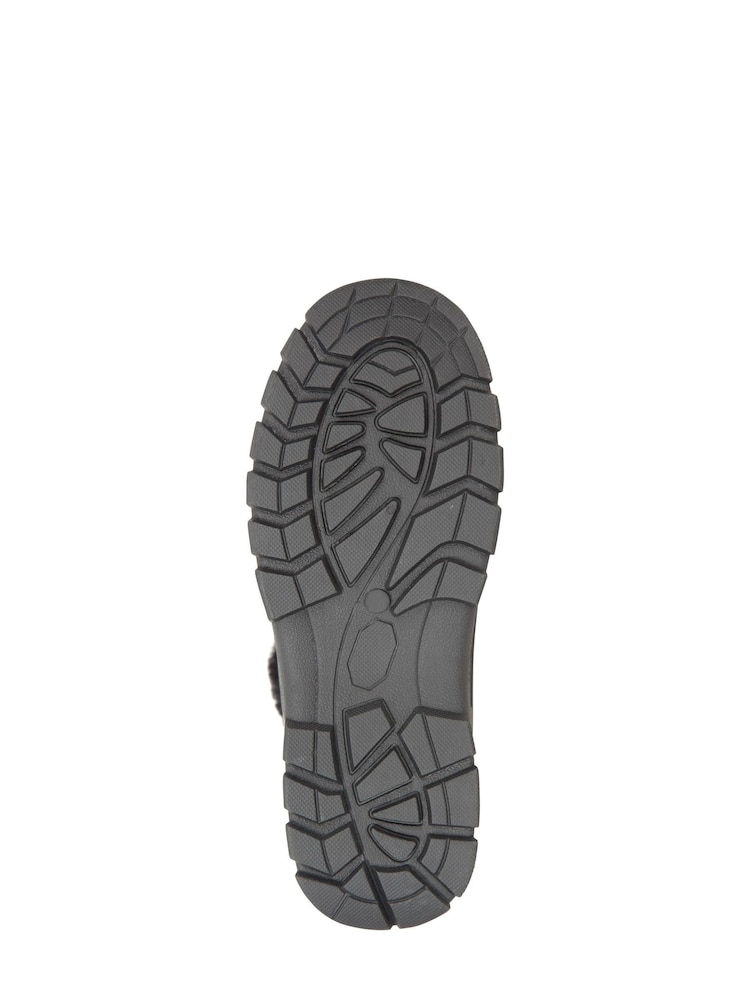 Mountain Warehouse Black Kids Whistler Sherpa Lined Snow Boots - Image 5 of 5
