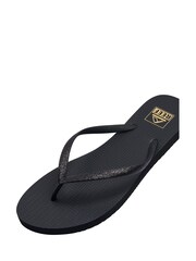 Reef Seaside Black Flip Flops - Image 6 of 6