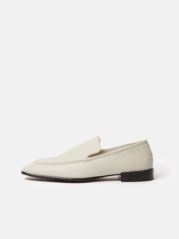 Jigsaw Frame Leather Loafers - Image 1 of 1 Jigsaw Frame Leather Loafers - Image 1 of 1