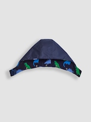 JoJo Maman Bébé Cobalt Blue Dinosaur 4-In-1 Polarfleece Jacket - Image 11 of 12