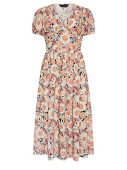Vestido midi de manga curta PixieGirl Petite - Imagem 6 de 6