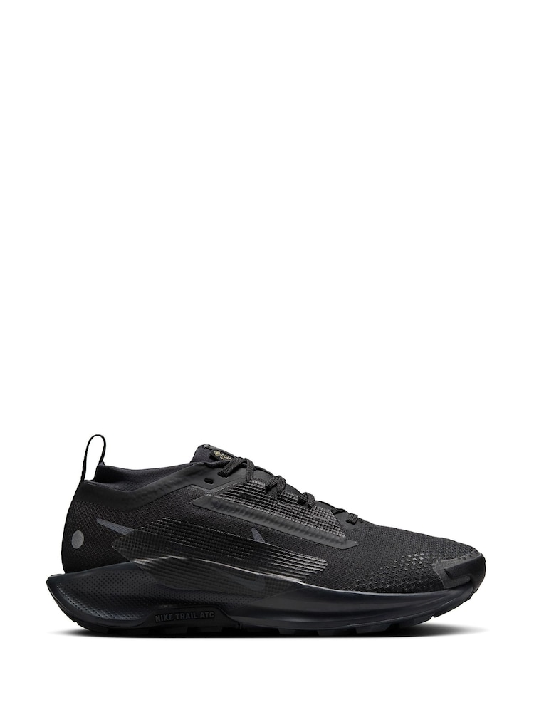 Nike Black Matte Pegasus 5 GORE-TEX Waterproof Trail Running Trainers - Image 1 of 10