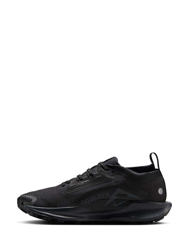 Nike Black Matte Pegasus 5 GORE-TEX Waterproof Trail Running Trainers - Image 2 of 10